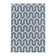 Modern floor rug - Streaky Pattern Grey/White