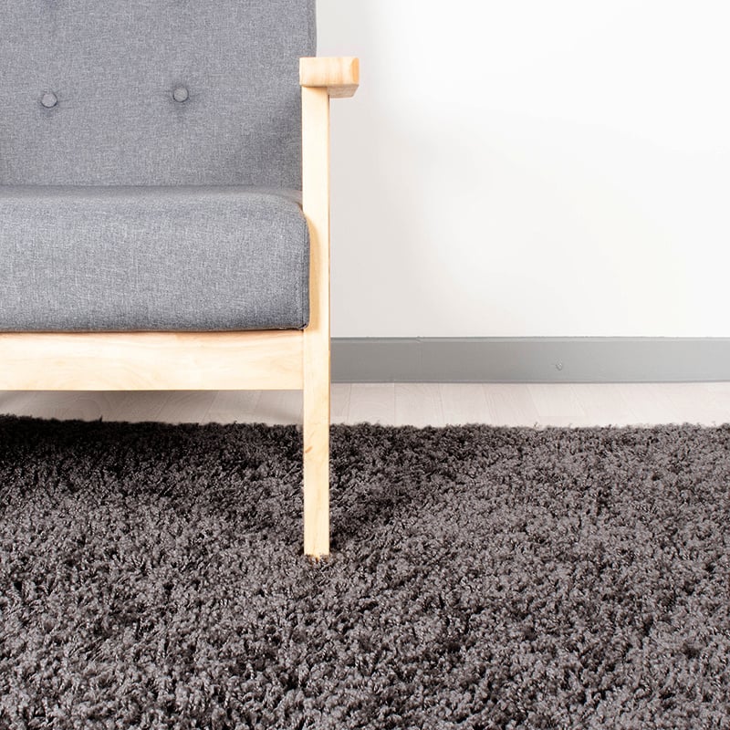 High Pile Runner - Solid Dark Grey