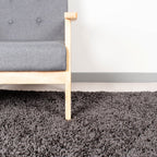 High Pile Runner - Solid Dark Grey