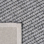Flat woven floor rug - Henri Grey