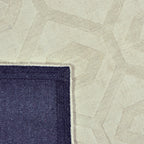 Geometric floor rug - Hermine Ivory