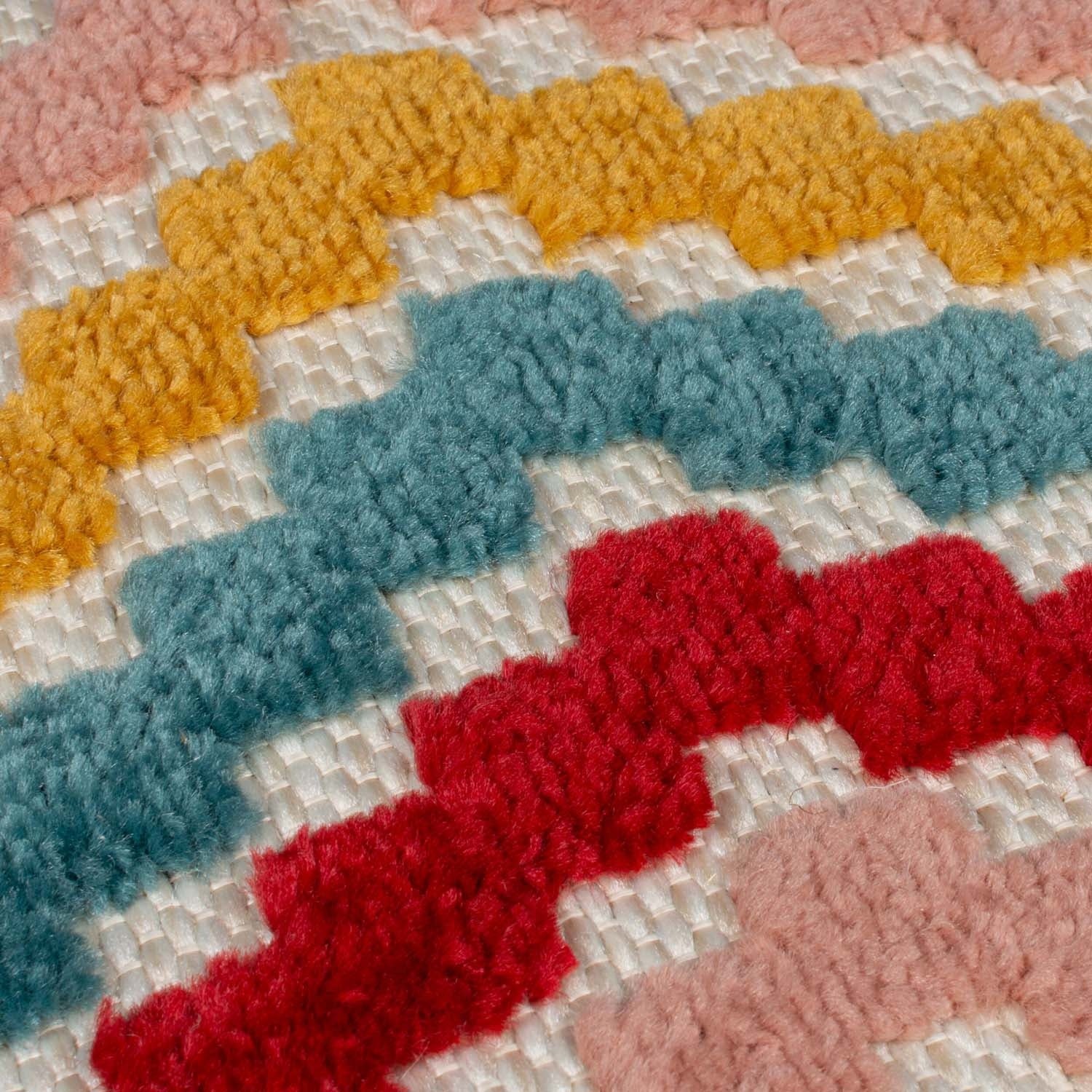 Indoor and Outdoor Rug - Bayo Diamond Multicolor