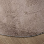 Oval low-pile rug - Cozy Taupe