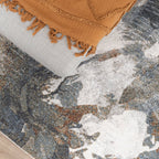 Washable Abstract Rug - Misha Flow Multicolour