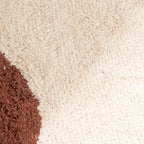 Round Washable Rug – Hazy Brown/Cream