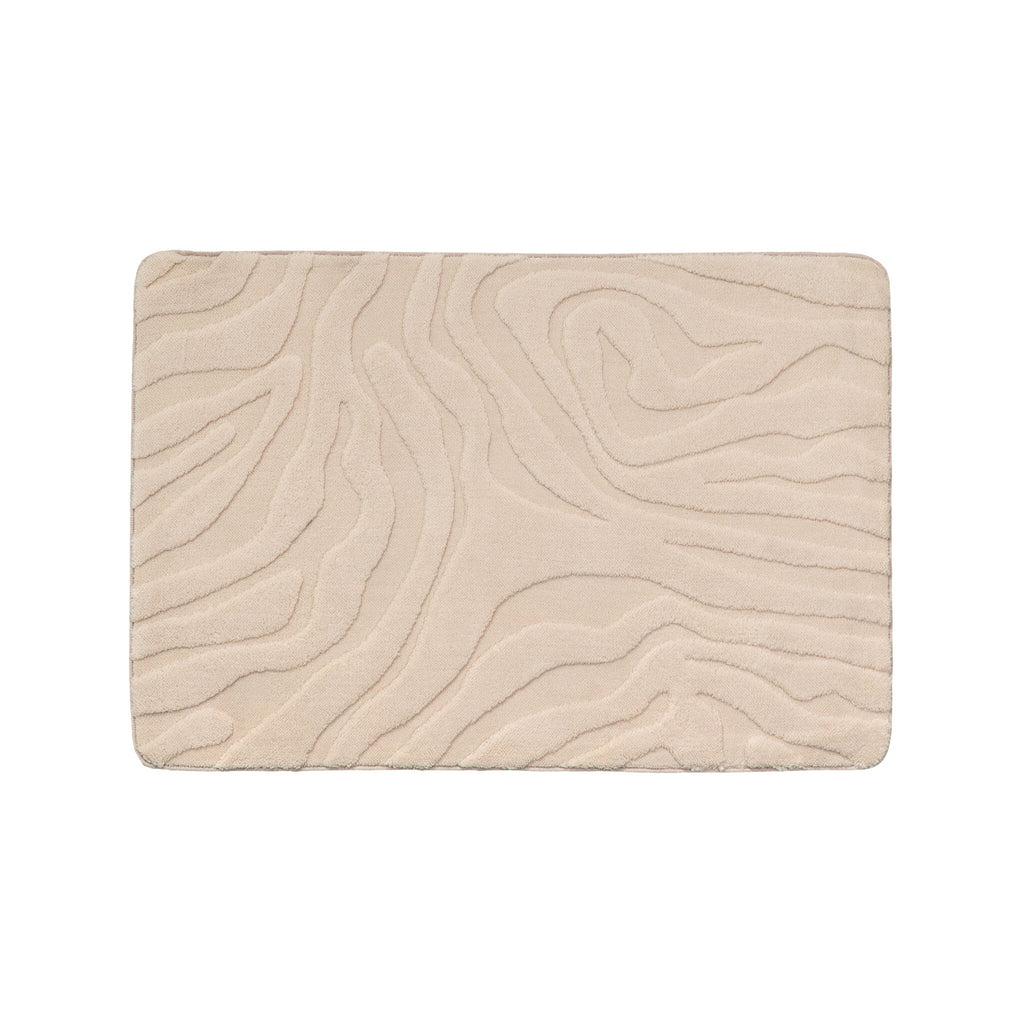 Bathroom Rug - Cassie Zebra Beige