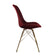 Velvet Chair Red - Gold Frame
