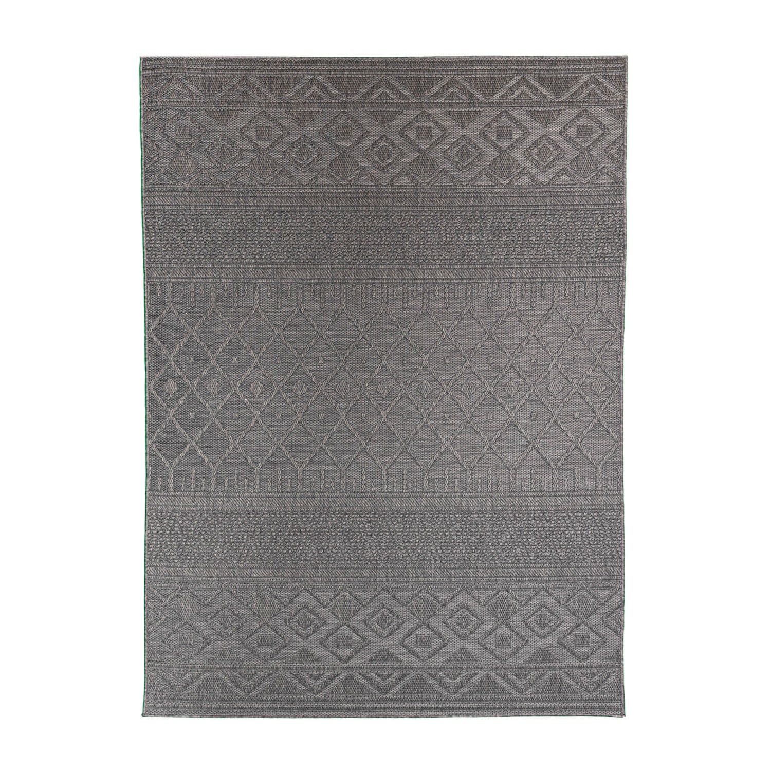 Indoor Outdoor Rug - Dunes Geo Anthracite