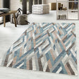 Modern Floor Rug - Regal Maze Multicolor
