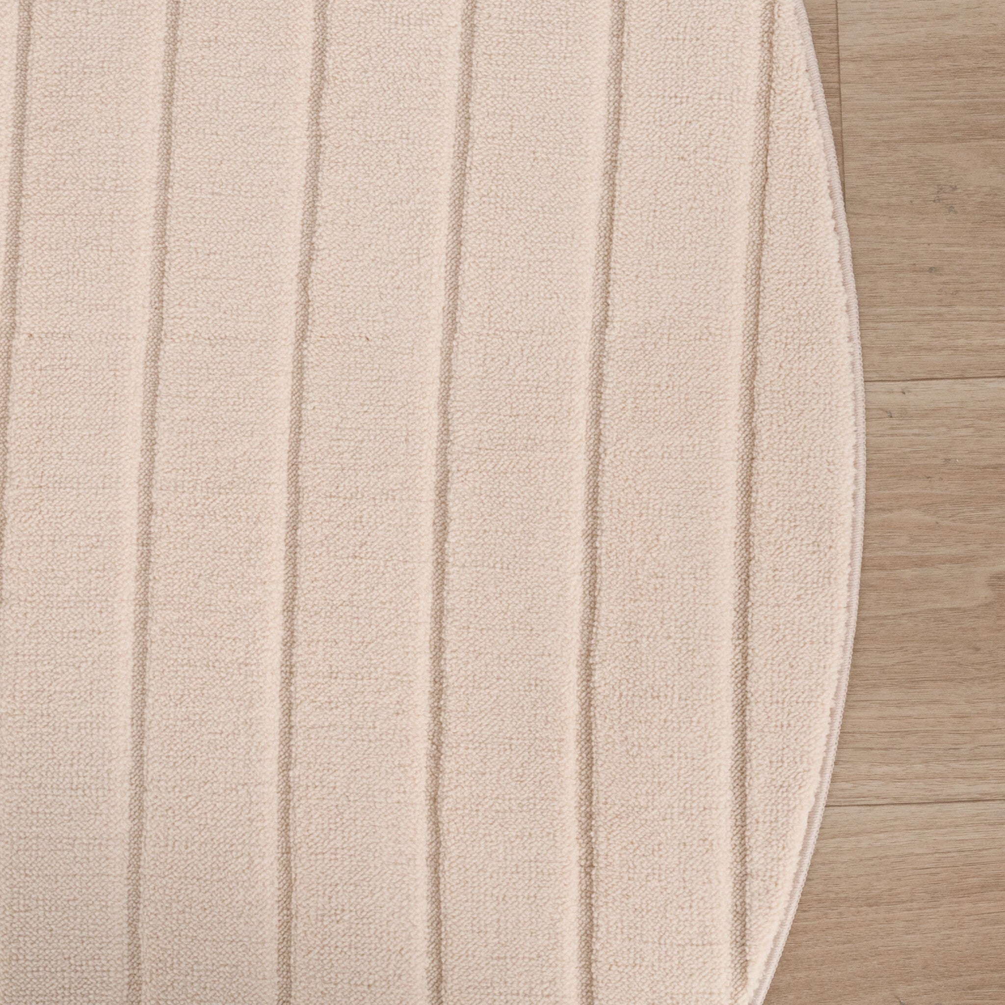 Round Scandinavian Rug - Charm Arches Beige