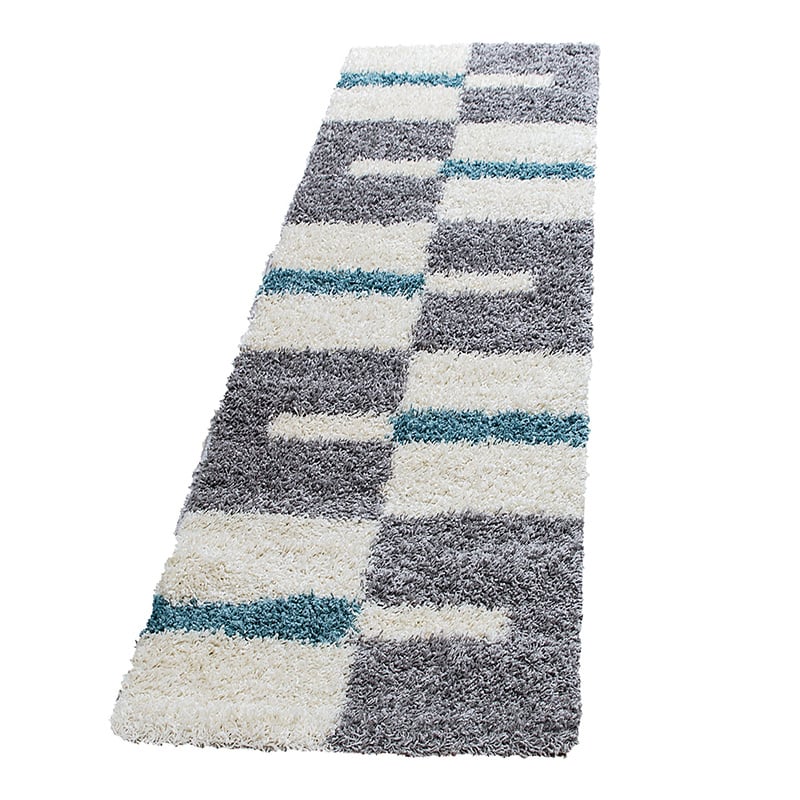 High Pile Runner - Gala Turquoise