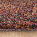 High Pile Wool Rug - Elin Multicolour
