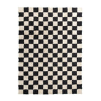 Retro Rug - Gambit Black/White