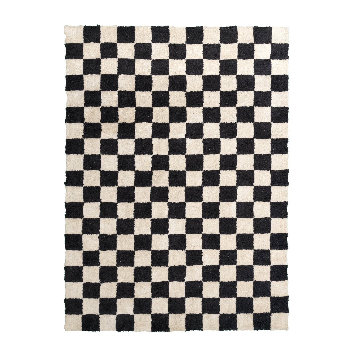 Retro Rug - Gambit Black/White
