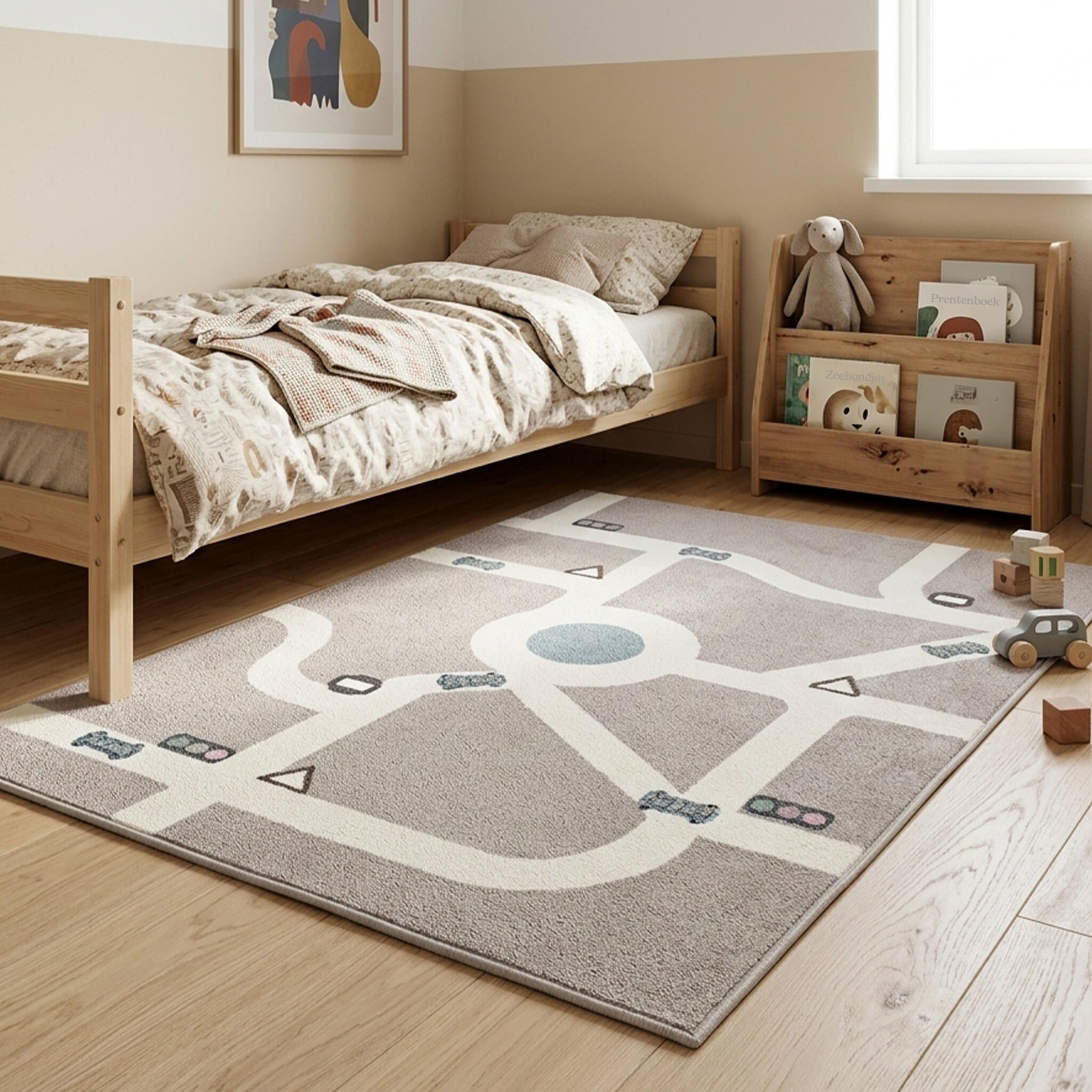 Kids Room Rug - Bowie Road Taupe