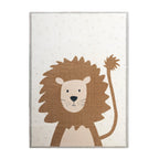 Washable Kids Rug - Simba Lion Brown