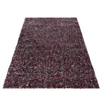 High-Pile Floor Rug - Enjoy Red