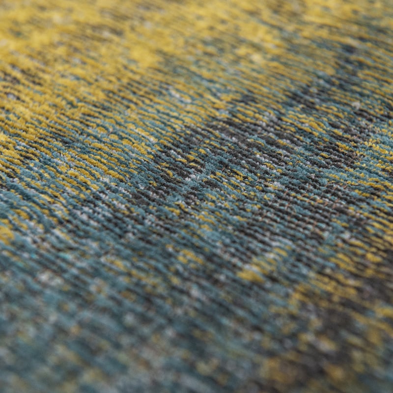 Vintage Floor Rug - Atlantic Monetti Blue/Yellow 9119