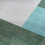 Retro Indoor Outdoor Rug - Pop Lines Green