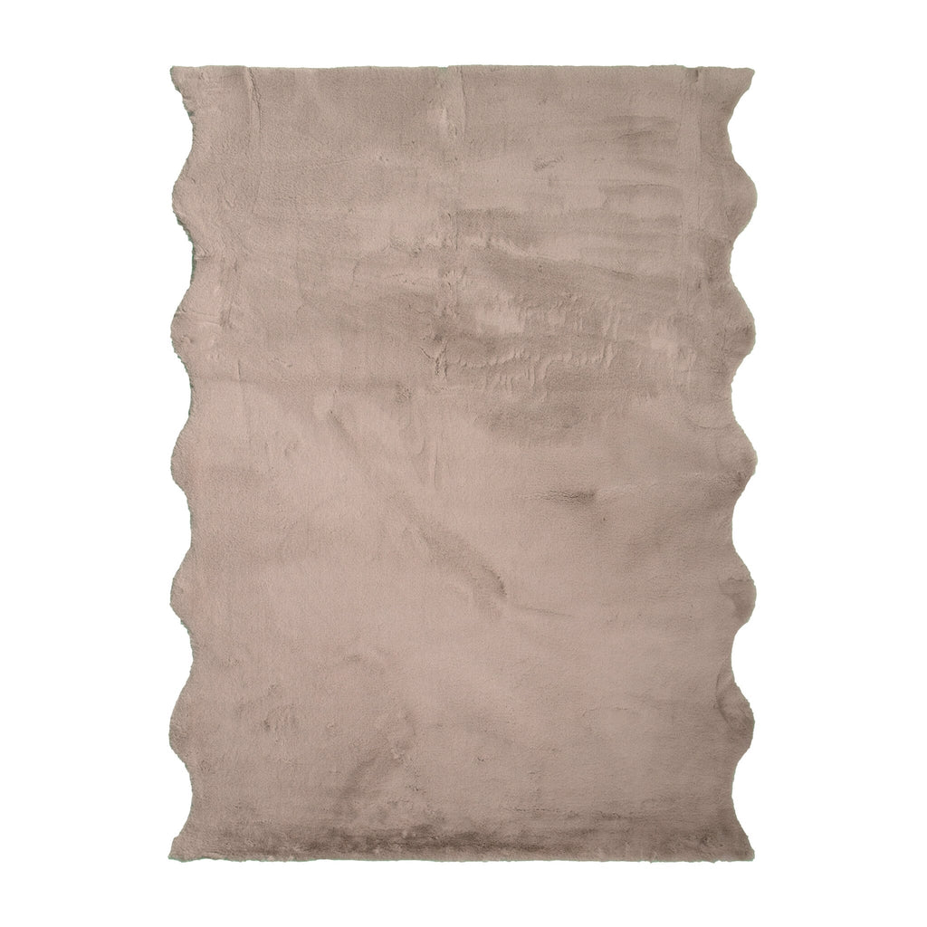 Soft High Pile Rug - Comfy Supreme Wavy Taupe