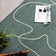 Modern Outdoor Rug - Porto Lines Dark Green