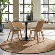 Round Wool Floor Rug - Bellano ST Brown 623