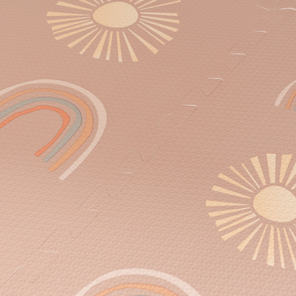 Foam puzzle mat - Alfie XL Sun Pink