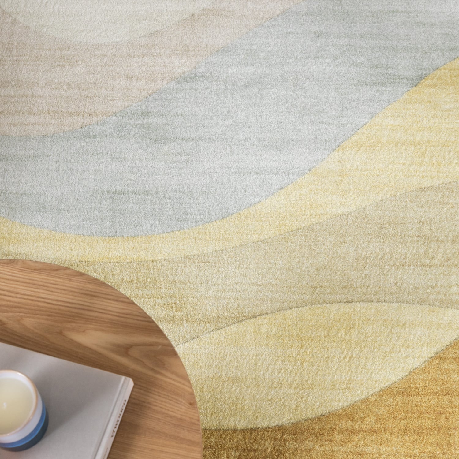 Modern Rug - Field Yellow