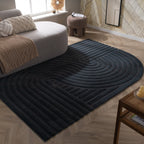 Irregular Rug - Flowy Wavy Anthracite