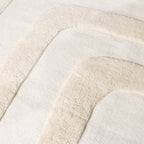 Wool Rug – Judith Lines Cream