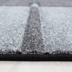 Modern floor rug - Tetris Grey 1310
