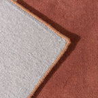 Wool Abstract Rug - Clarice Terracotta