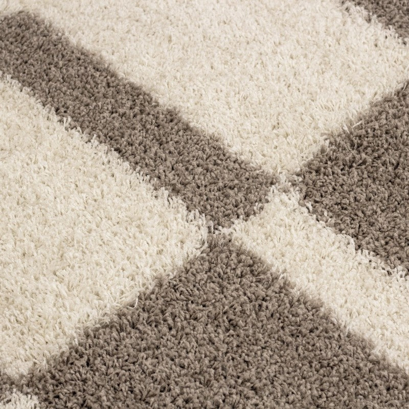 High-pile floor rug - Gala Beige