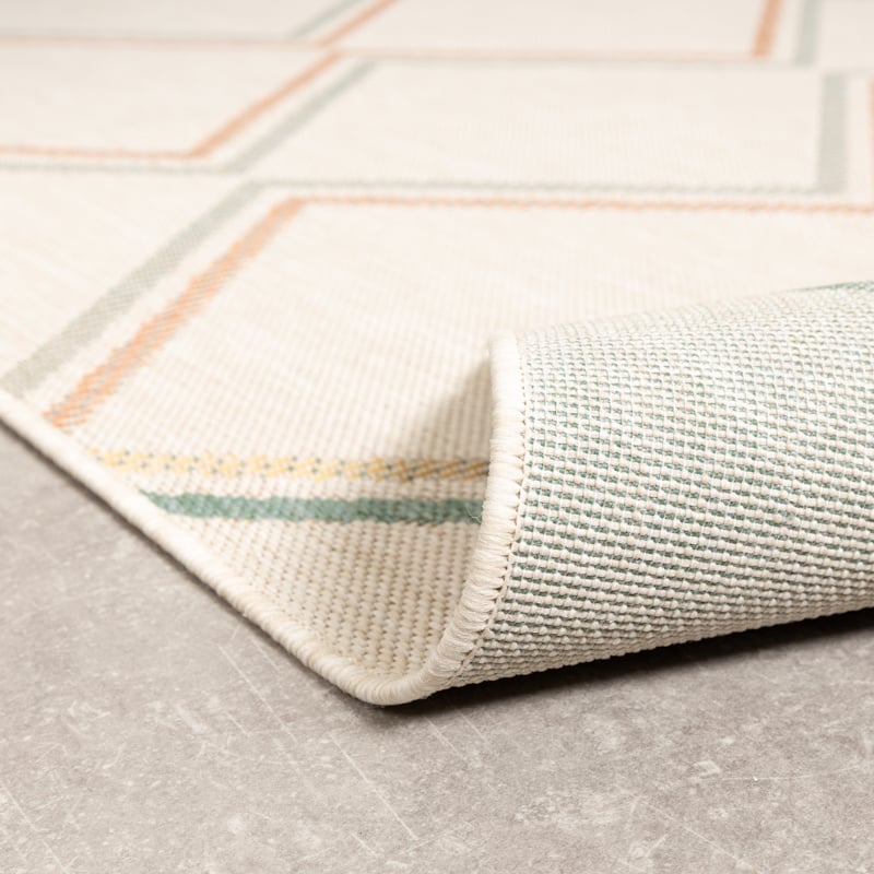 Modern Outdoor Rug - Playa Pattern Cream
