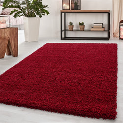 High-pile floor rug - Sade Red
