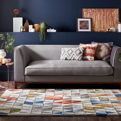 Graphic floor rug - Mado Amari Multicolor