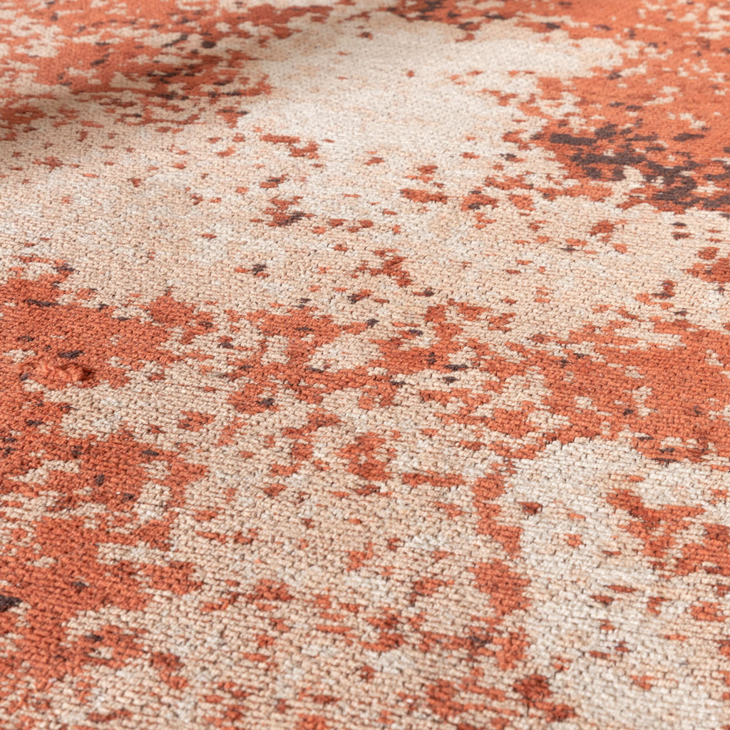 Abstract Rug – Candice Terracotta