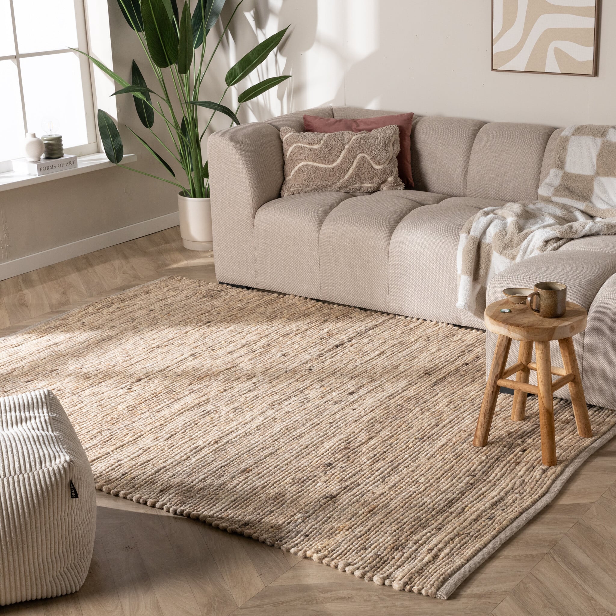 Wool Rug - Feline Taupe/Blended