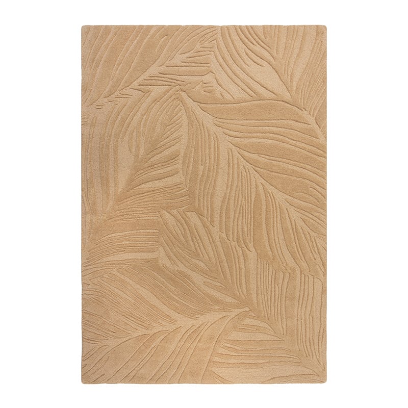 Modern floor rug - Solacio Leaves Terra