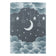 Children's floor rug - Fleurtje Moon Blue