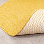 Round Outdoor Rug - Costa Ochre Yellow