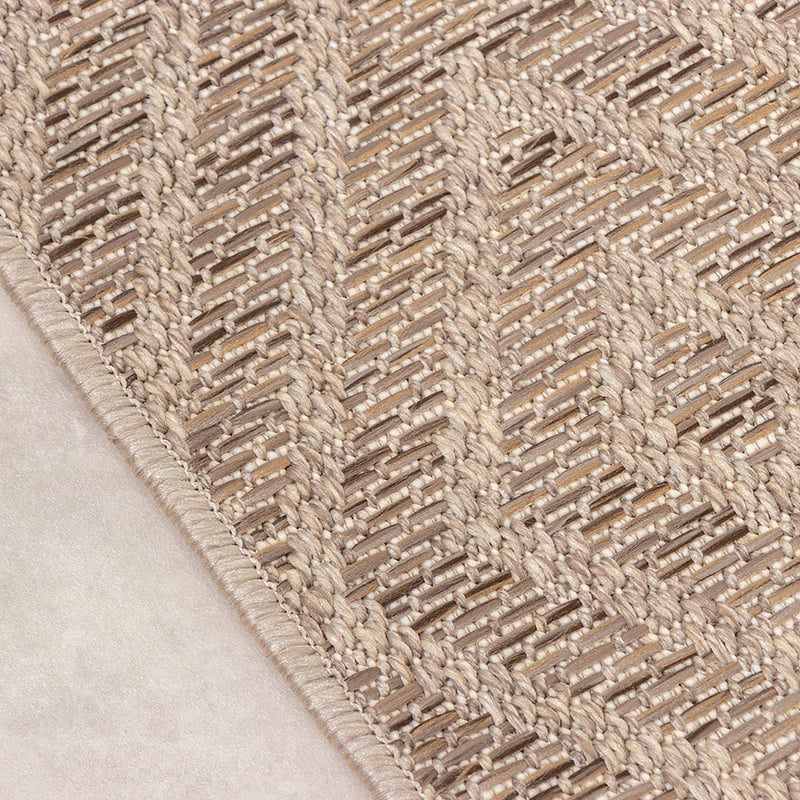 Jute Outdoor Rug - Fora Tile Natural