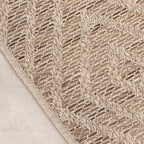 Jute Outdoor Rug - Fora Tile Natural