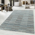Modern Floor Rug - Regal Panel Grey