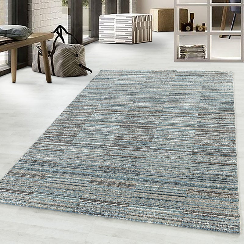 Modern Floor Rug - Regal Panel Grey
