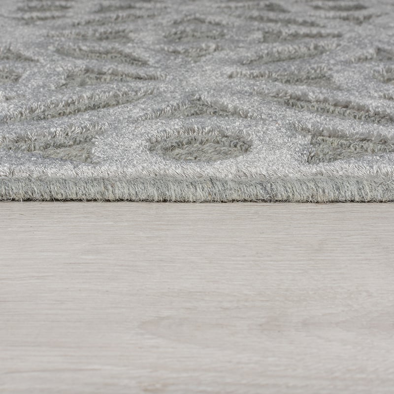 Graphic Floor Rug - Patno Clarissa Silver