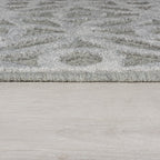 Graphic Floor Rug - Patno Clarissa Silver