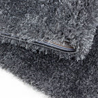 High pile floor rug - Blushy Dark Grey