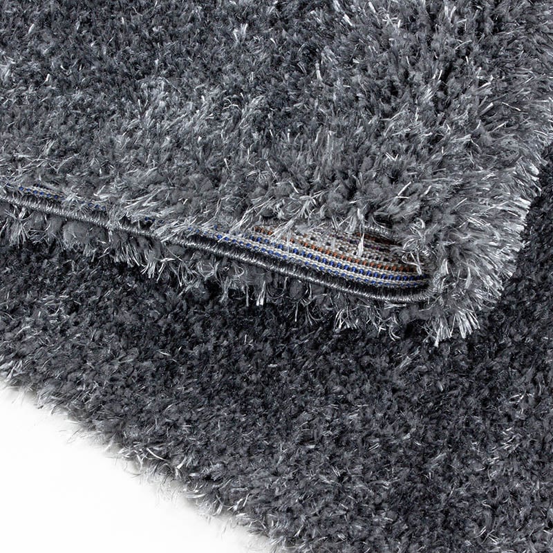 High pile floor rug - Blushy Dark Grey