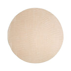 Round Scandinavian Rug - Charm Waves Beige